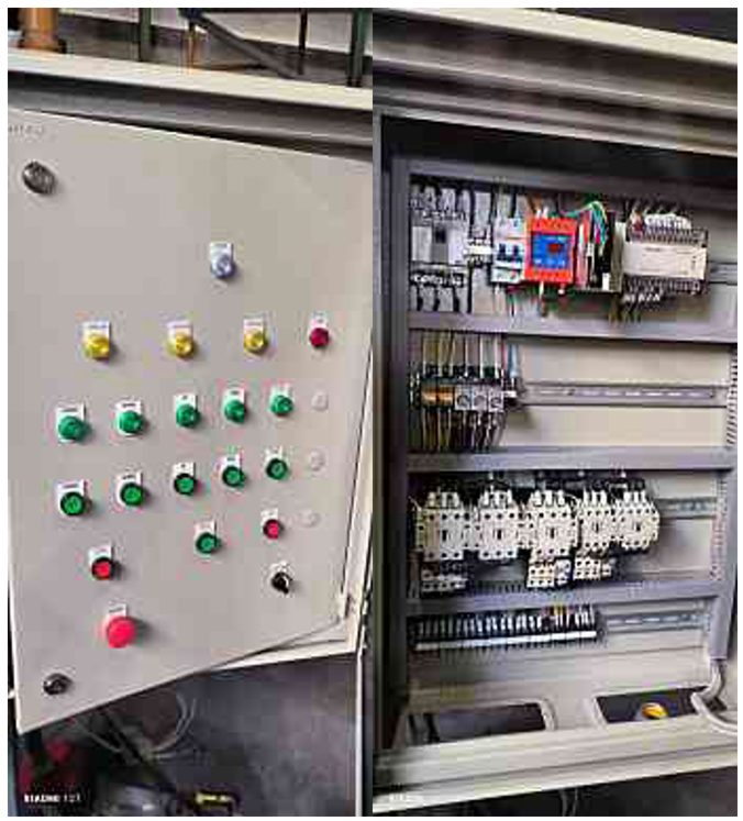 Furnace machine in operation