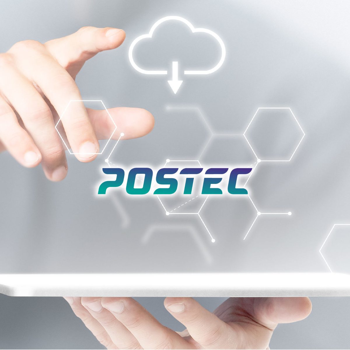 POSTEC sales engineer with a customer