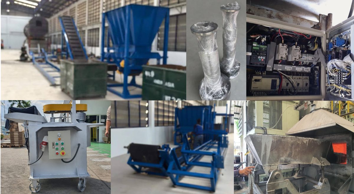 Machining centres and locally made parts